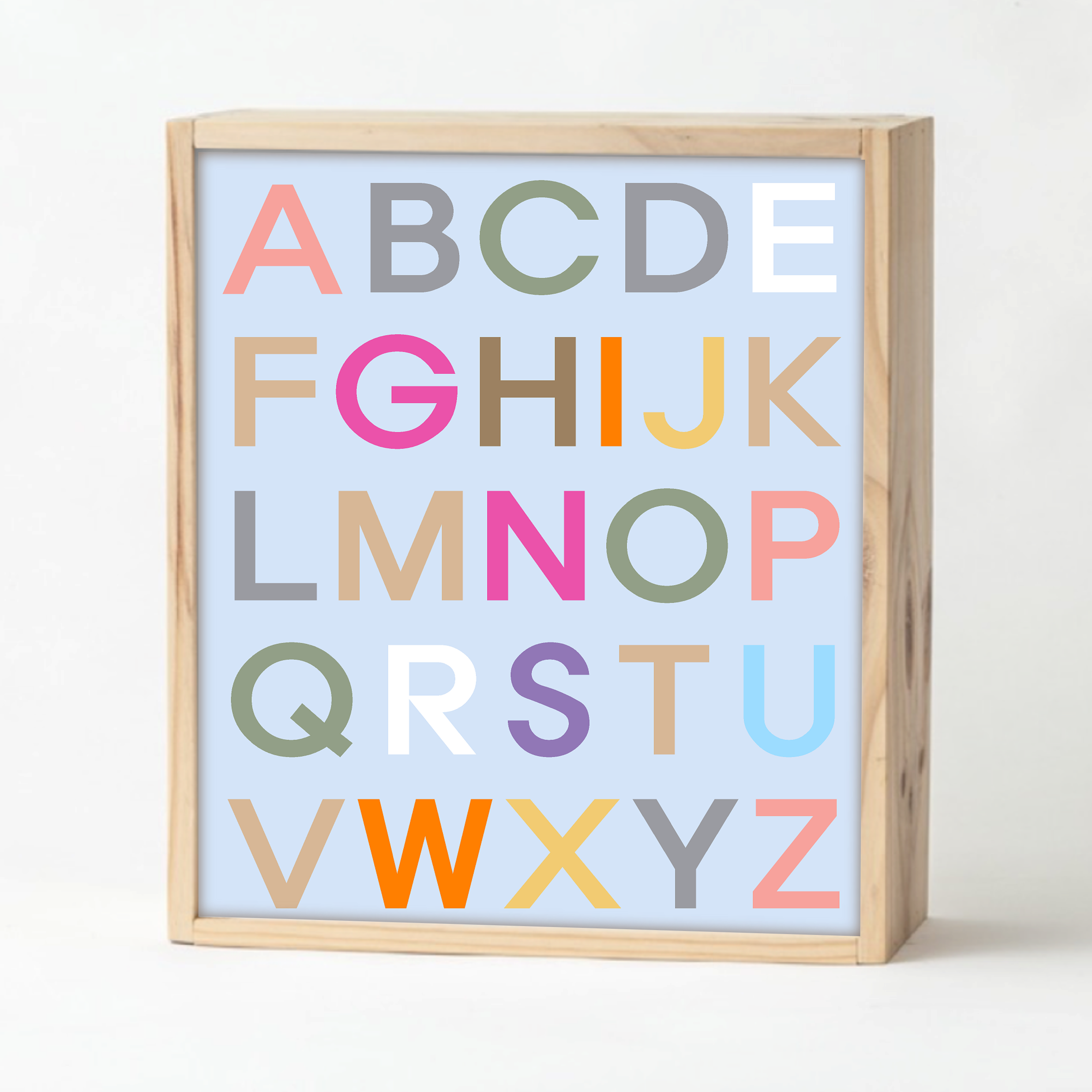 Pale Blue Alphabet Keepsake – Jack and Jill Boxes