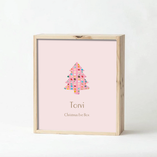 Pink Christmas Keepsake Box